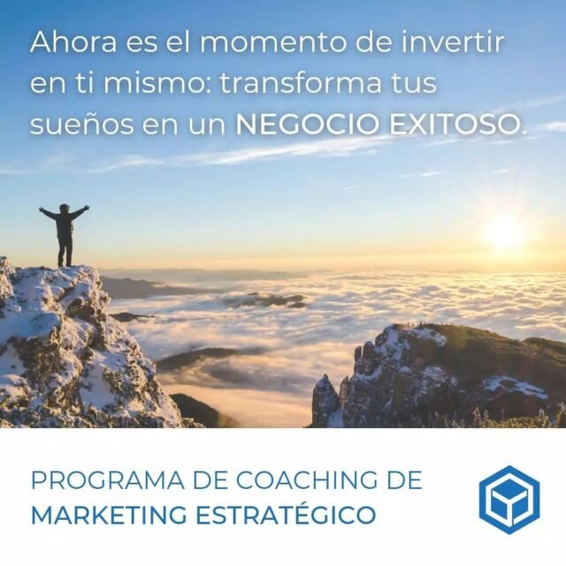 ¿Quieres lanzar y vender un producto o negocio exitoso pero no sabes por dónde empezar?
.
¿O ya estás al frente de una empresa y buscas nuevas oportunidades de crecimiento?
.
En YMM tenemos la solución.
.
Gracias a nuestro COACHING de MARKETING ESTRATÉGICO, aprenderás paso a paso cómo diseñar una estrategia orientada a alcanzar tus metas comerciales, ganar nuevos clientes y desarrollar tu mentalidad y habilidades de liderazgo y gestión.
.
Al terminar el programa de coaching, habrás logrado: 
.
🔵  diseñar ESTRATEGIAS según objetivos específicos;
.
🔵  definir tu POSICIONAMIENTO e IMAGEN de marca;
.
🔵  identificar tu NICHO y los factores que lo mueven a la ACCIÓN;
.
🔵  definir el MARKETING MIX más adecuado a tu producto;
.
🔵  construir EMBUDOS DE VENTA rentables;
.
🔵  diseñar campañas de PUBLICIDAD en línea y CO-MARKETING;
.
🔵  crear PÁGINAS WEB y perfiles de REDES SOCIALES con un enfoque comercial.
.
🔵  escribir TEXTOS orientados a las CONVERSIONES;
.
🔵  organizar un plan de SEO y de CONTENIDO que genere trafico y visibilidad;
.
🔵  establecer el PRECIO CORRECTO de tus productos y servicios;
.
🔵  calcular el ROI de tus inversiones y actividades;
.
🔵  desarrollar una VISIÓN ESTRATÉGICA que va más alla de tus tareas cotidianas.
.
Detalles del coaching:
.
✔️ programa GRUPAL e INDIVIDUAL disponibles;
.
✔️ PRECIO del programa grupal desde $ 5.950 MXN;
.
✔️ PRECIO programa individual desde $ 9.800 MXN;
.
✔️ plan de pago disponible;
.
✔️ sesiones EN VIVO en línea y videos PRE-GRABADOS;
.
✔️ método basado en el campo finalizado a APLICACIONES CONCRETAS;
.
✔️ impartido por ex gerentes de marketing ahora emprendedores.
.
Envíanos un mensaje para más información 👌💙